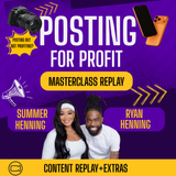 Posting For Profit Webinar